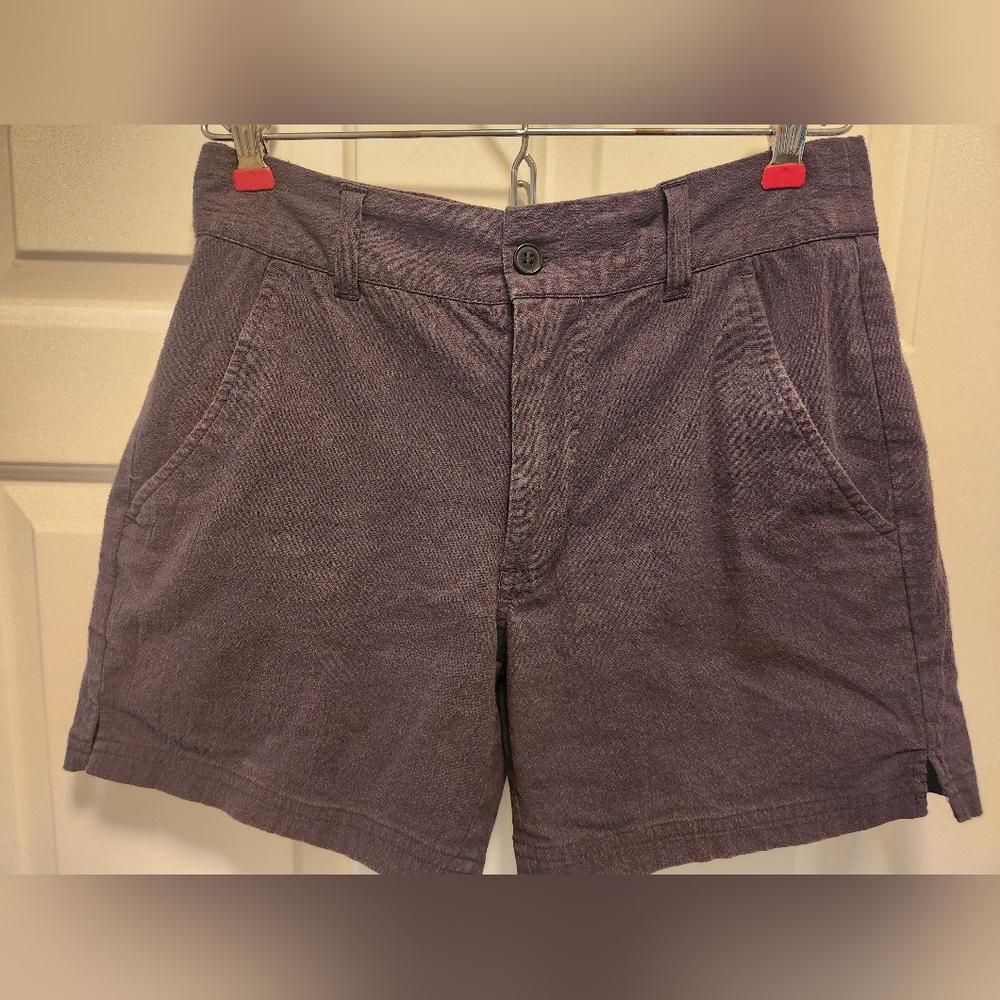 Ladies Short Black Cotton Blens Shorts Size 2 EUC